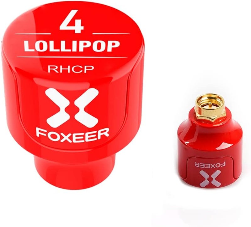 Foxeer 2pcs FPV Antenna Lollipop 5.8GHz RHCP 2.5Dbi Stubby Antenna SMA for FPV Racing Drone Fatshark Goggles TX RX - Image 1